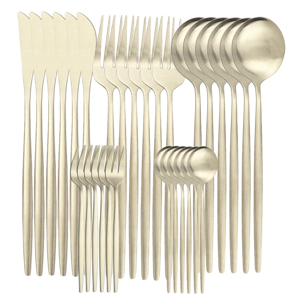 Stainless Steel Western Solid Cutlery Set Edition
