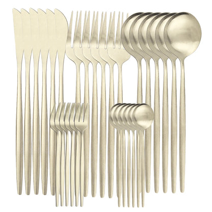 Stainless Steel Western Solid Cutlery Set Edition