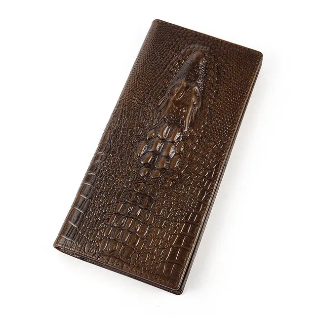 Crocodile Clutch Wallet