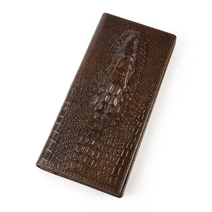 Crocodile Clutch Wallet