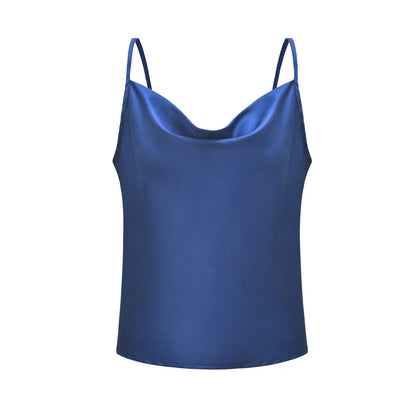 White Satin Camisole Top