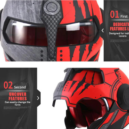 HEROBIKER Vintage Full Face Motorcycle Helmet