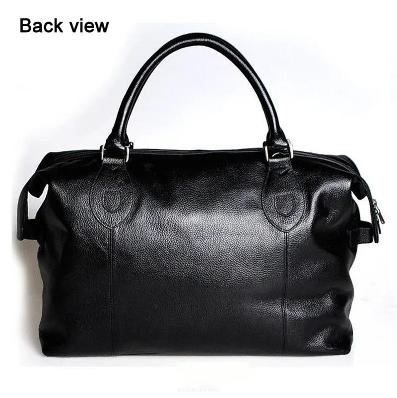 Genuine Cowhide Leather Duffel Bag