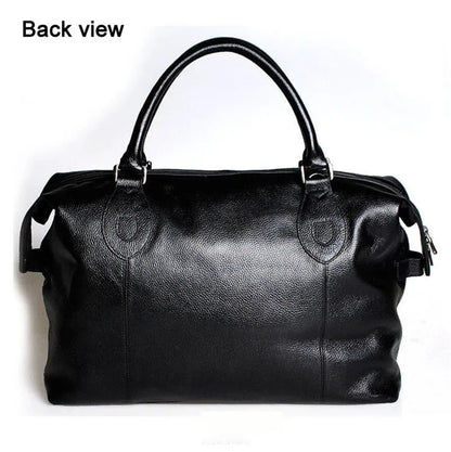 Genuine Cowhide Leather Duffel Bag