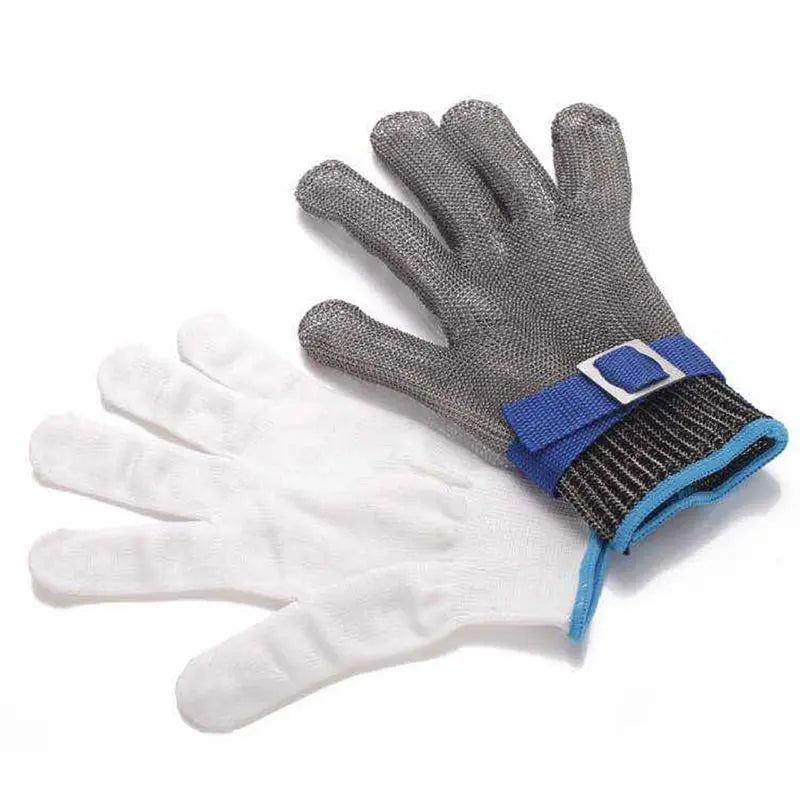Stab-Resistant Steel Mesh Gloves