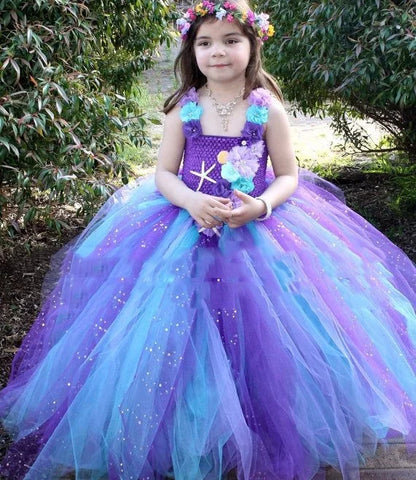 Mermaid Tulle Ball Gown Costume