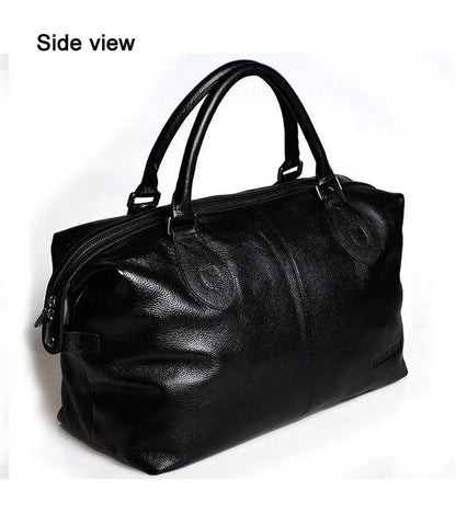 Genuine Cowhide Leather Duffel Bag