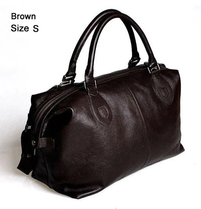Genuine Cowhide Leather Duffel Bag