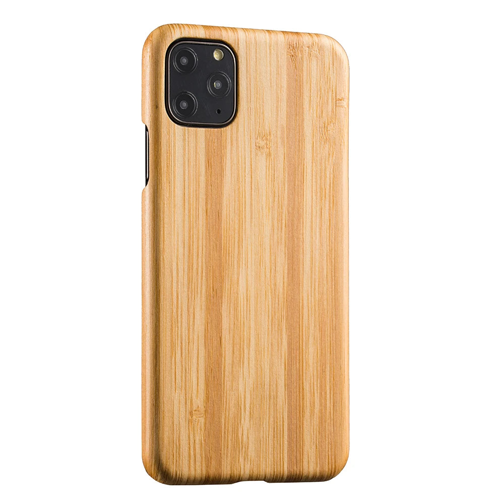 Wooden Matte Case for iPhone 17 Pro Max | 17 Pro | 16 Pro Max | 16 Pro | 15 Pro Max | 15 Pro