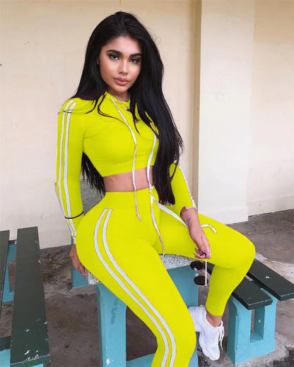 Striped Tracksuit Set
