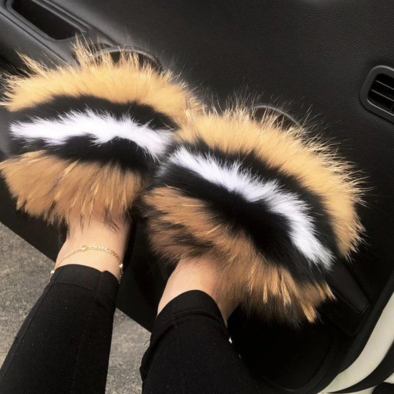 Fluffy Fur Slippers