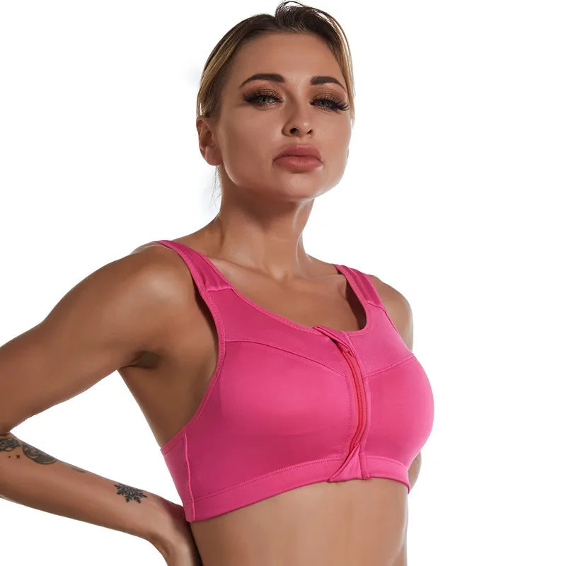 Push-Up Back-Closure Sports Bra