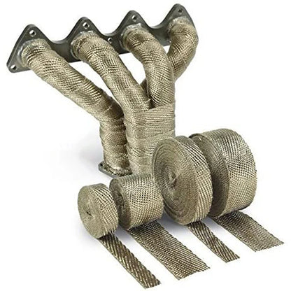 Universal Motorcycle Exhaust Heat Wrap Basalt Fiber Tape