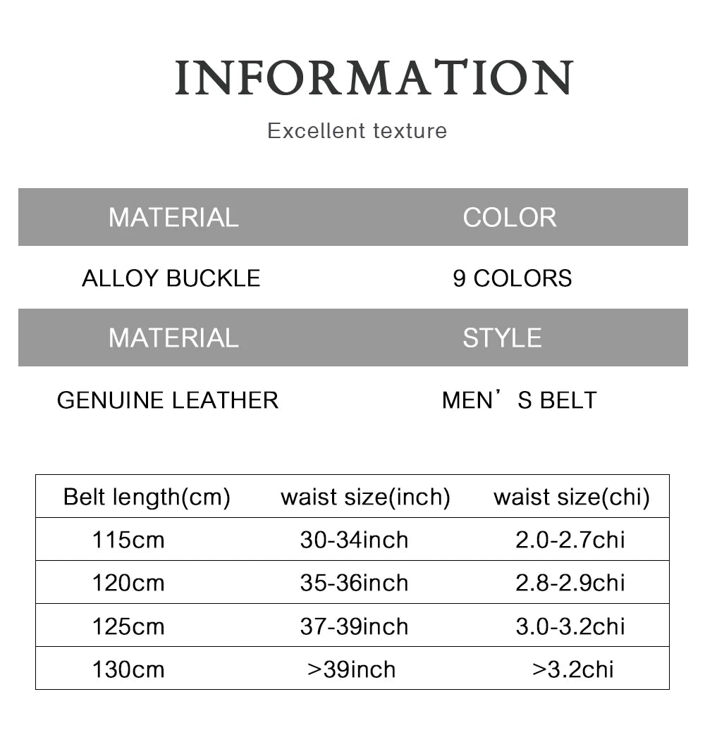Metal Solid Black Business Strap