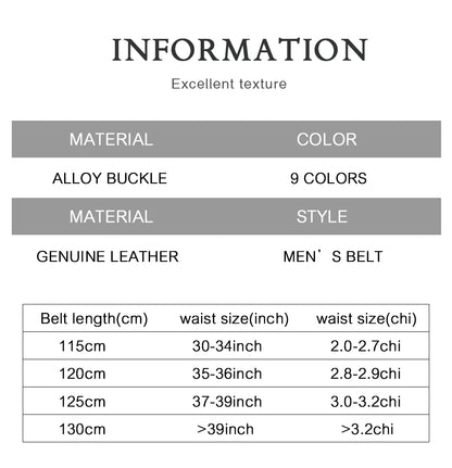 Metal Solid Black Business Strap