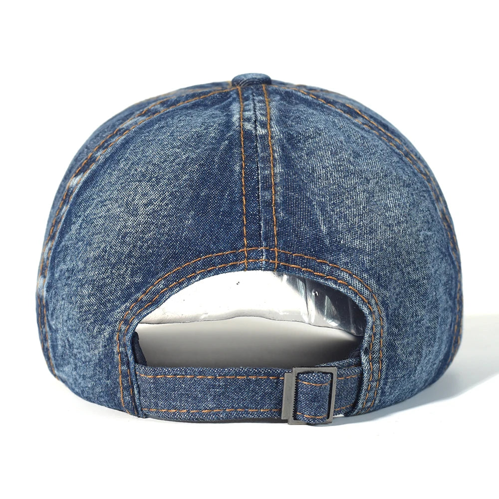 Vintage Denim Baseball Cap