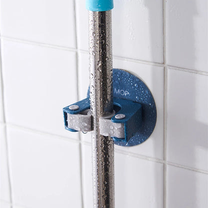 Wall-Mounted Mop Organizer
