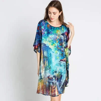 Silk Nightgown Sleepwear