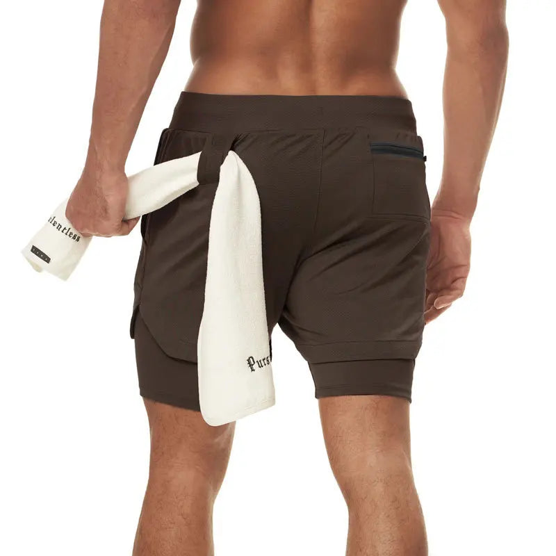 2-in-1 Quick-Dry Jogging Shorts