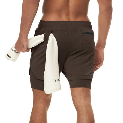 2-in-1 Quick-Dry Jogging Shorts