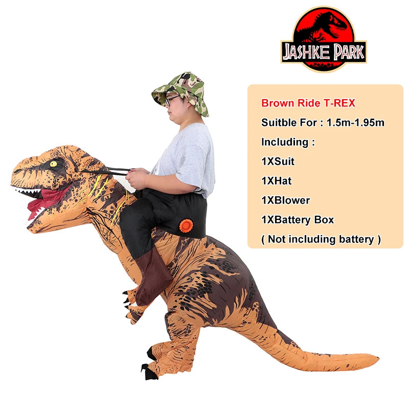 Inflatable T-Rex Dinosaur Costume