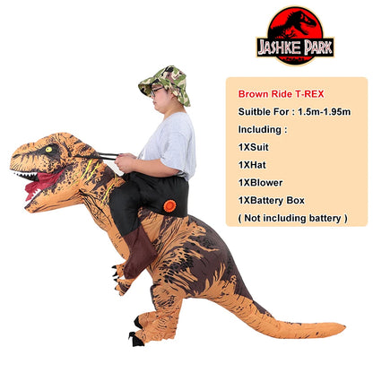 Inflatable T-Rex Dinosaur Costume