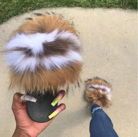 Fluffy Fur Slippers
