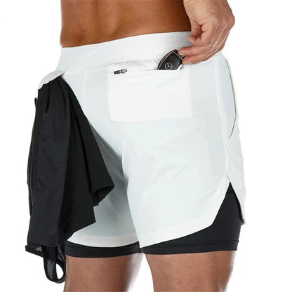2-in-1 Quick-Dry Jogging Shorts