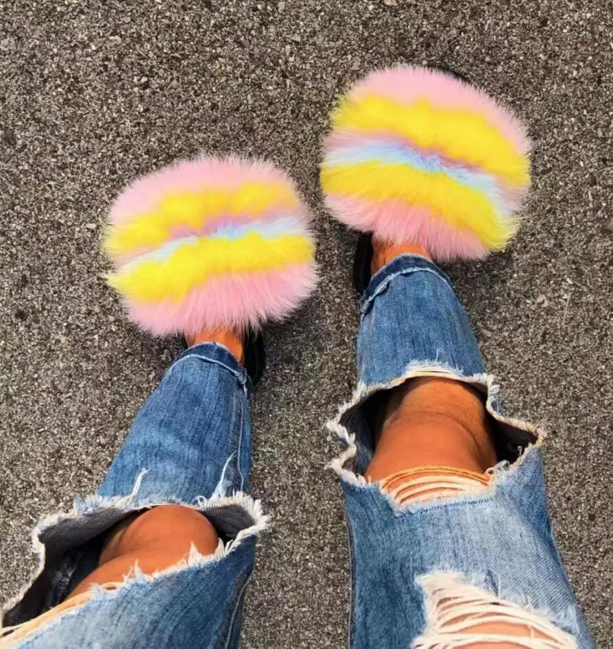 Fluffy Fur Slippers