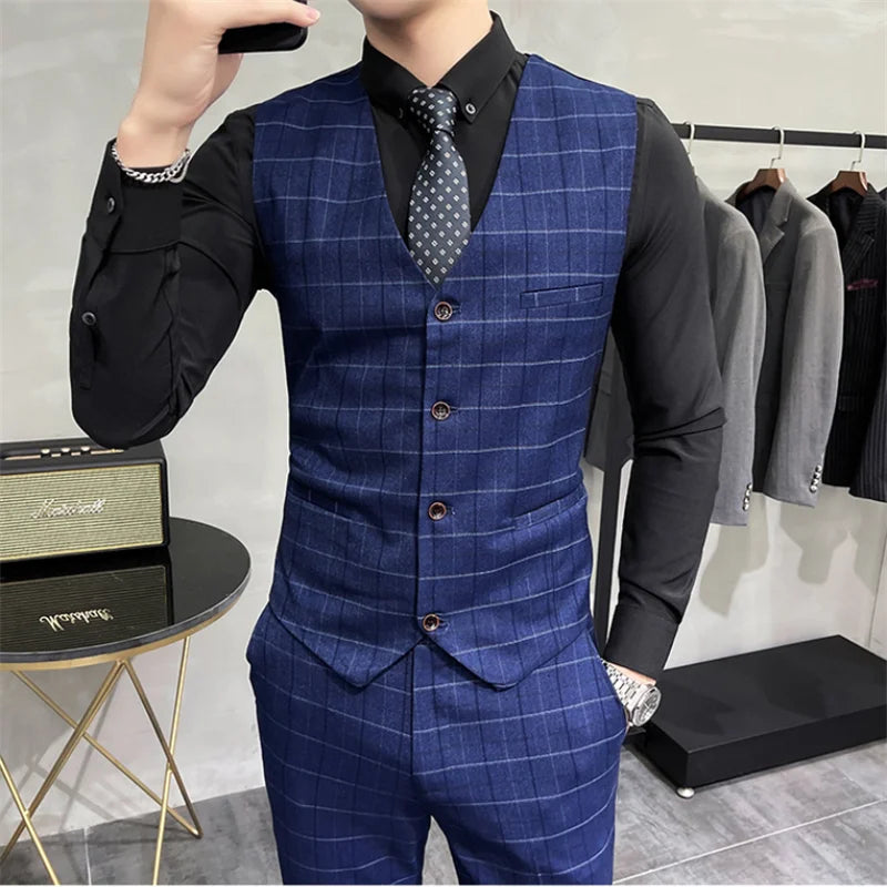 Jackets Pants Vest Groom Suit