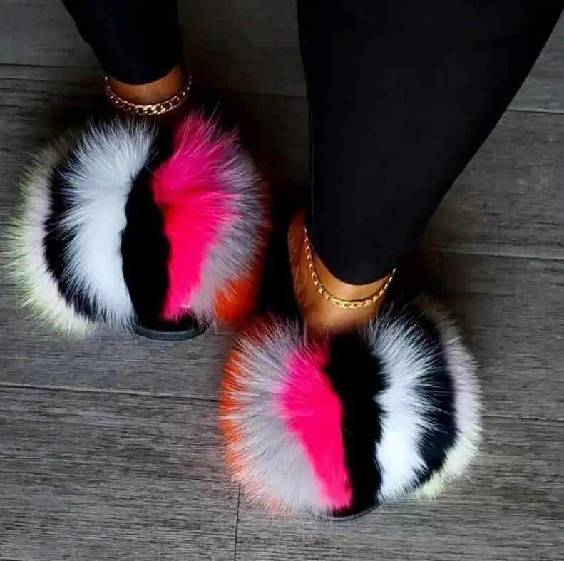 Fluffy Fur Slippers