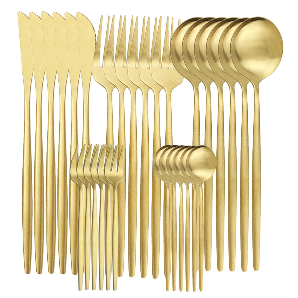Stainless Steel Western Solid Cutlery Set Edition