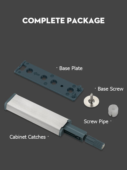 Push-to-Open Cabinet Hardware