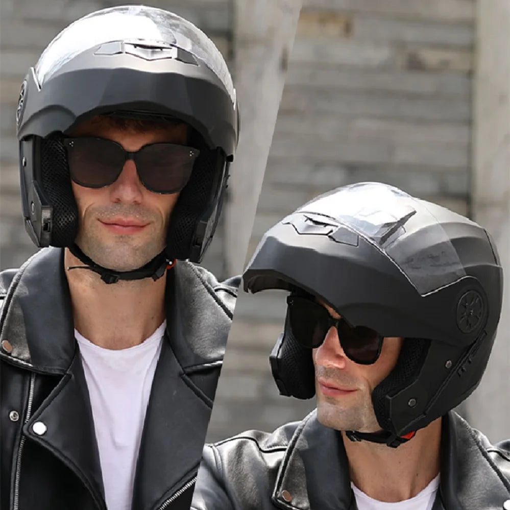 BLD Bluetooth-Ready Flip-Up Helmet