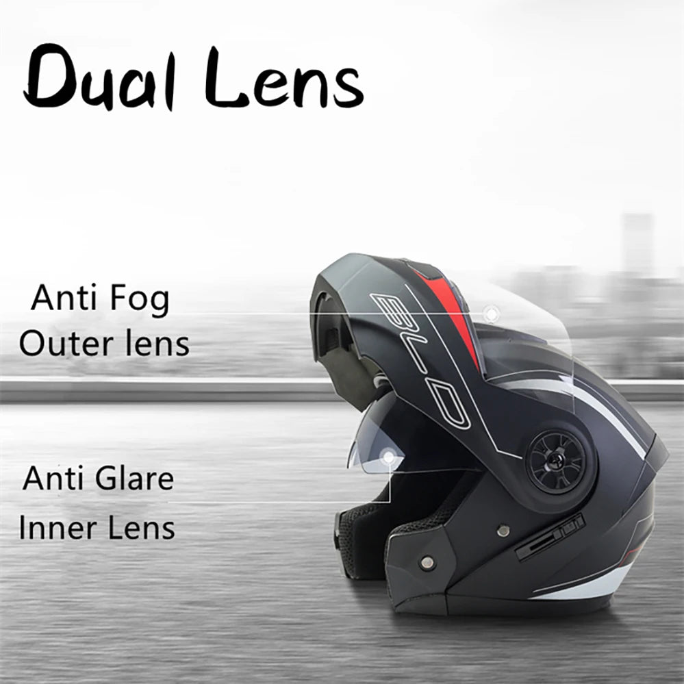 BLD Bluetooth-Ready Flip-Up Helmet