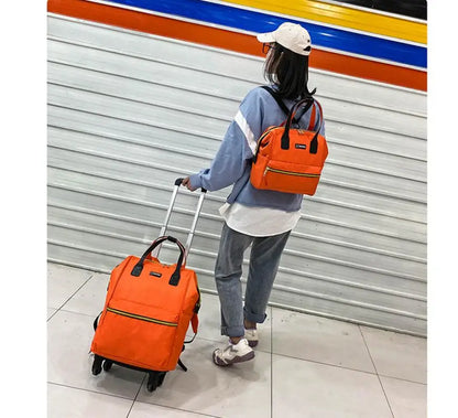 Wheeled Oxford Travel Duffel