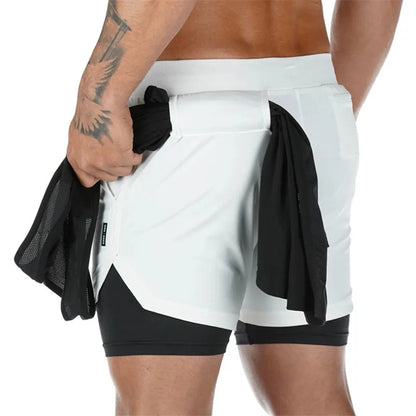 2-in-1 Quick-Dry Jogging Shorts