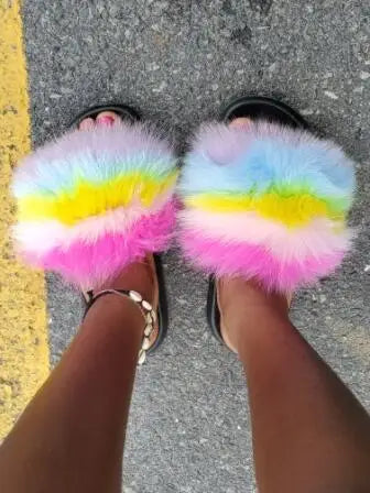 Fluffy Fur Slippers