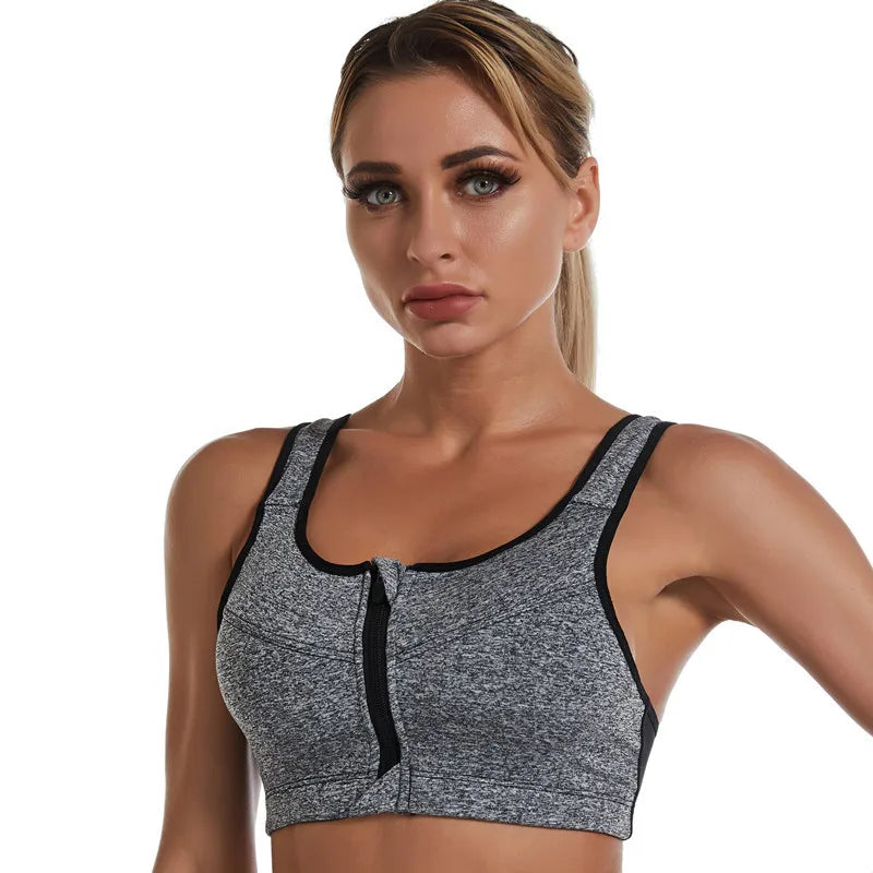 Push-Up Back-Closure Sports Bra