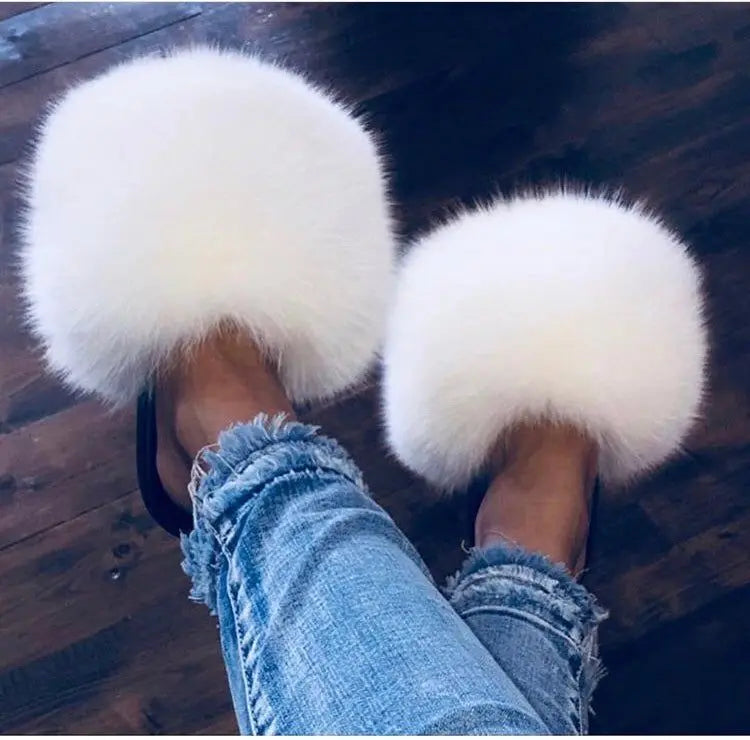 Fluffy Fur Slippers