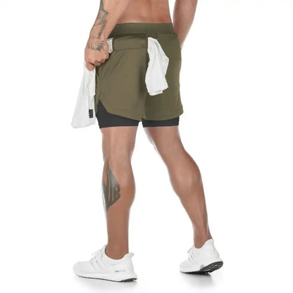 2-in-1 Quick-Dry Jogging Shorts