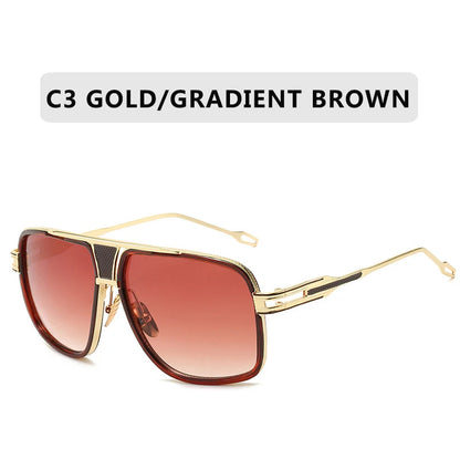 Retro metal sunglasses