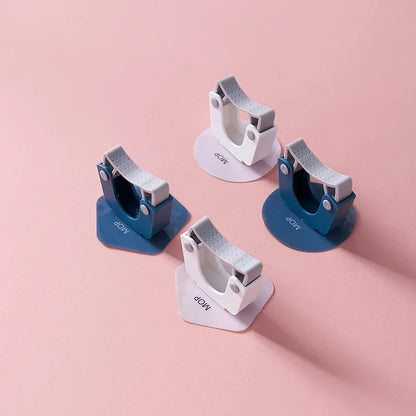 Wall-Mounted Mop Organizer