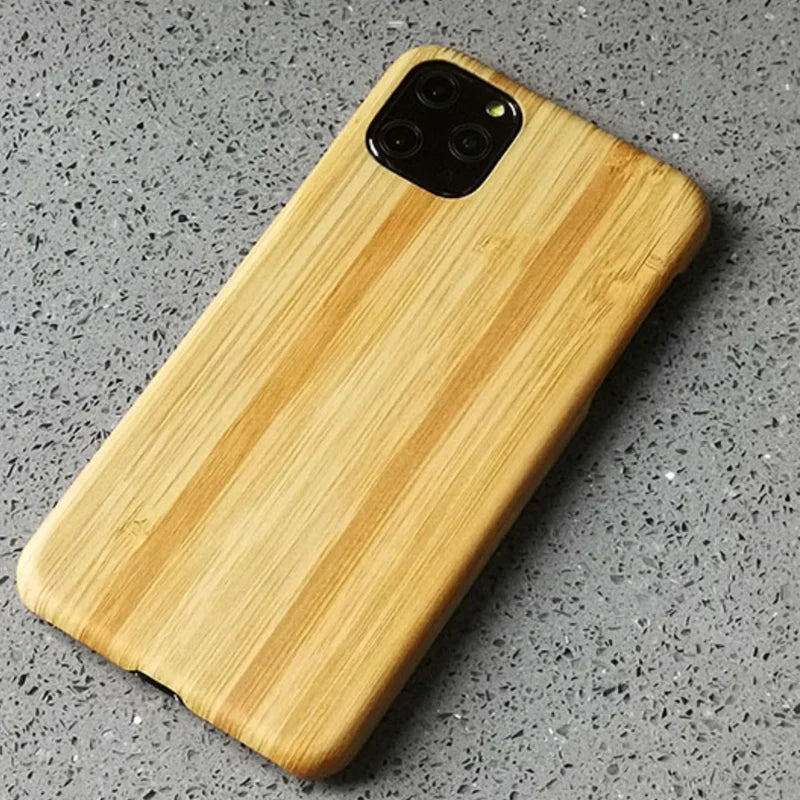Wooden Matte Case for iPhone 17 Pro Max | 17 Pro | 16 Pro Max | 16 Pro | 15 Pro Max | 15 Pro