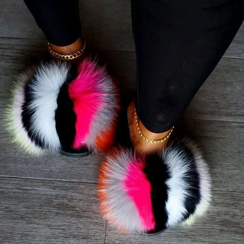 Fluffy Fur Slippers