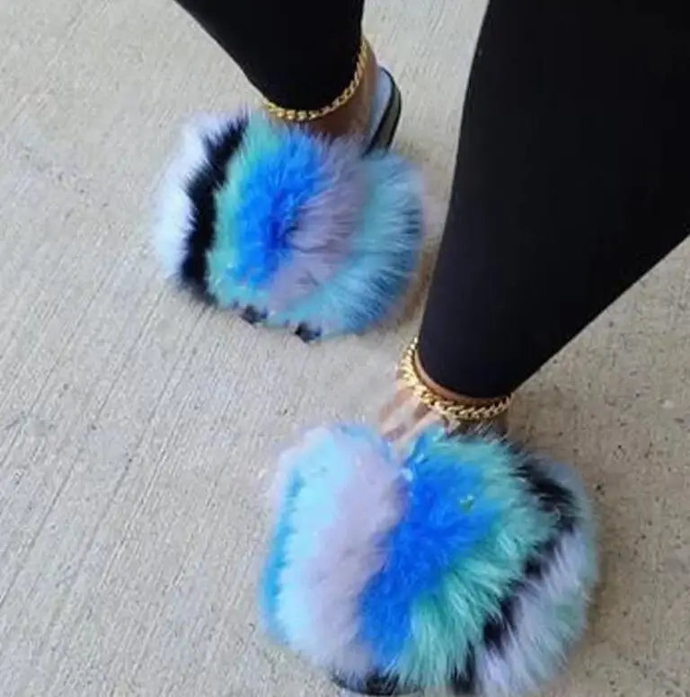 Fluffy Fur Slippers