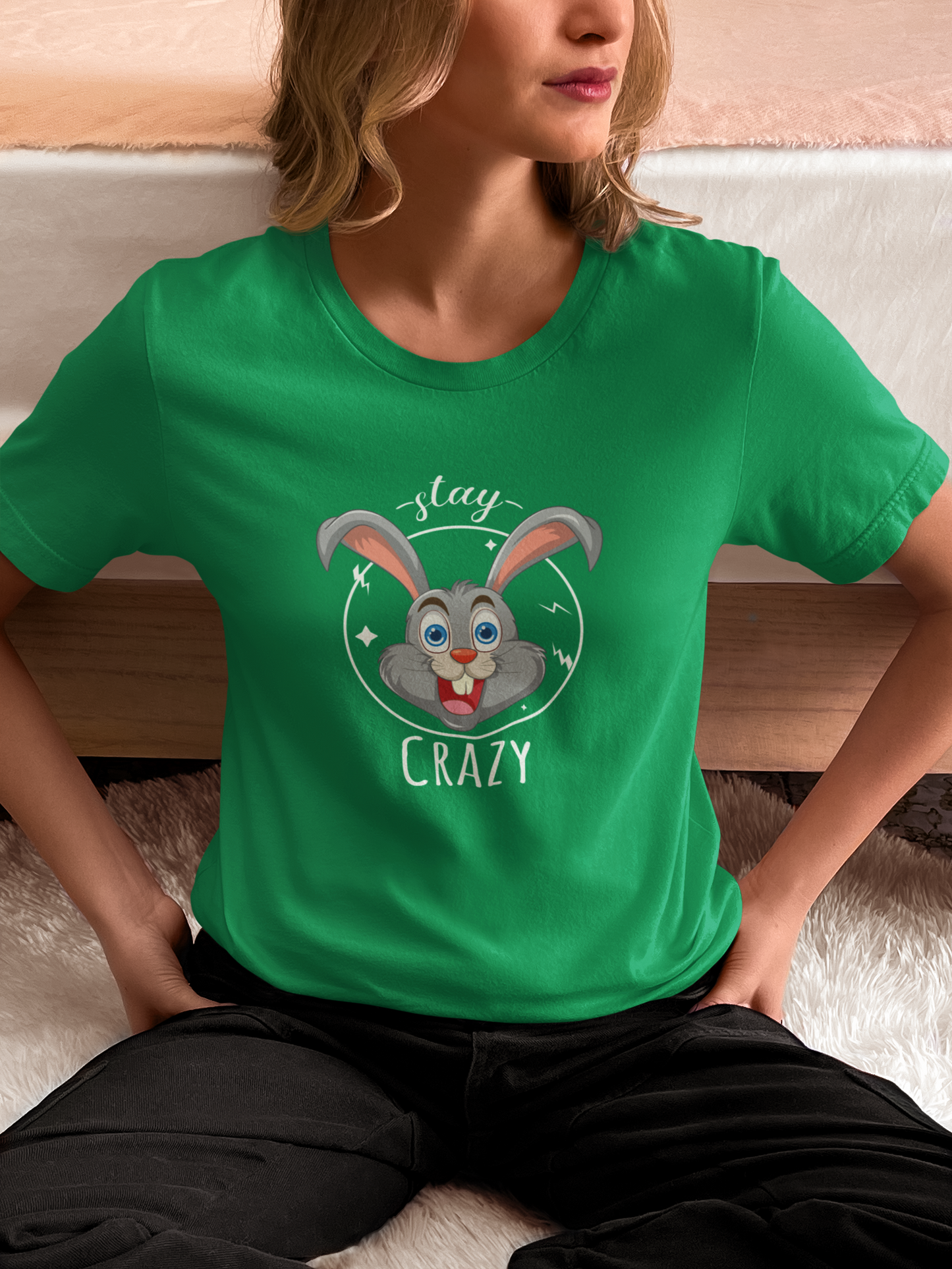 Stay Crazy | Graphic T Shirt | Unisex Softstyle T-Shirt