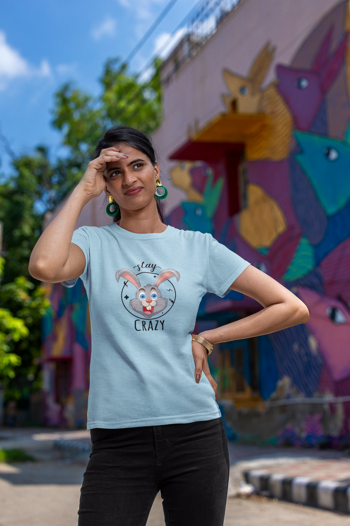 Stay Crazy | Graphic T Shirt | Unisex Softstyle T-Shirt
