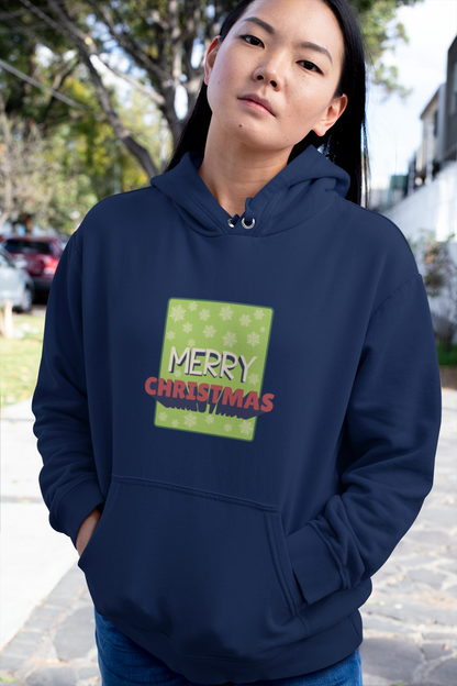 Unisex Merry Christmas Fleece Hoodie