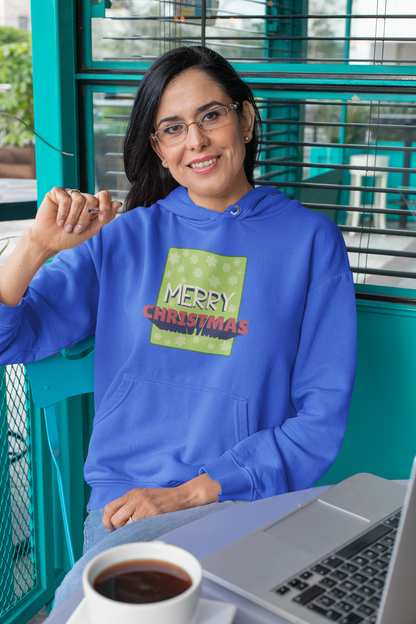 Unisex Merry Christmas Fleece Hoodie